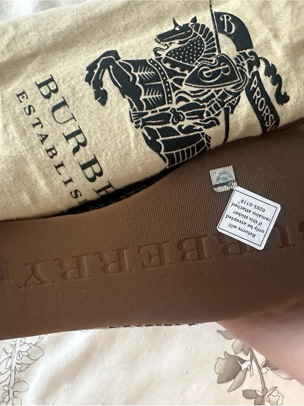 Burberry Black Canvas Espadrilles with Red Accents